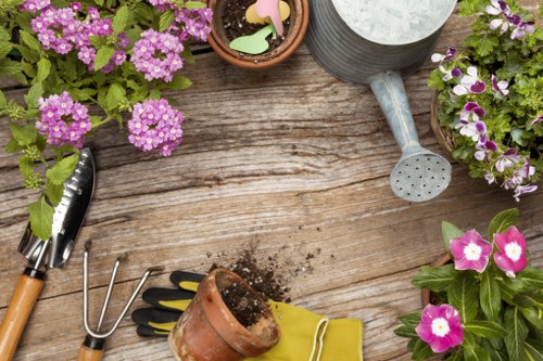 Escalated landscaping complaint being reviewed by a senior representative